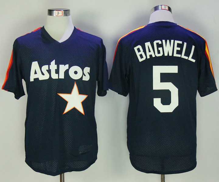Houston Astros #5 Jeff Bagwell Navy Blue Mesh BP Jersey,We sell and wholesale Houston Astros #5 Jeff Bagwell Navy Blue Mesh BP Jersey on line form chian!